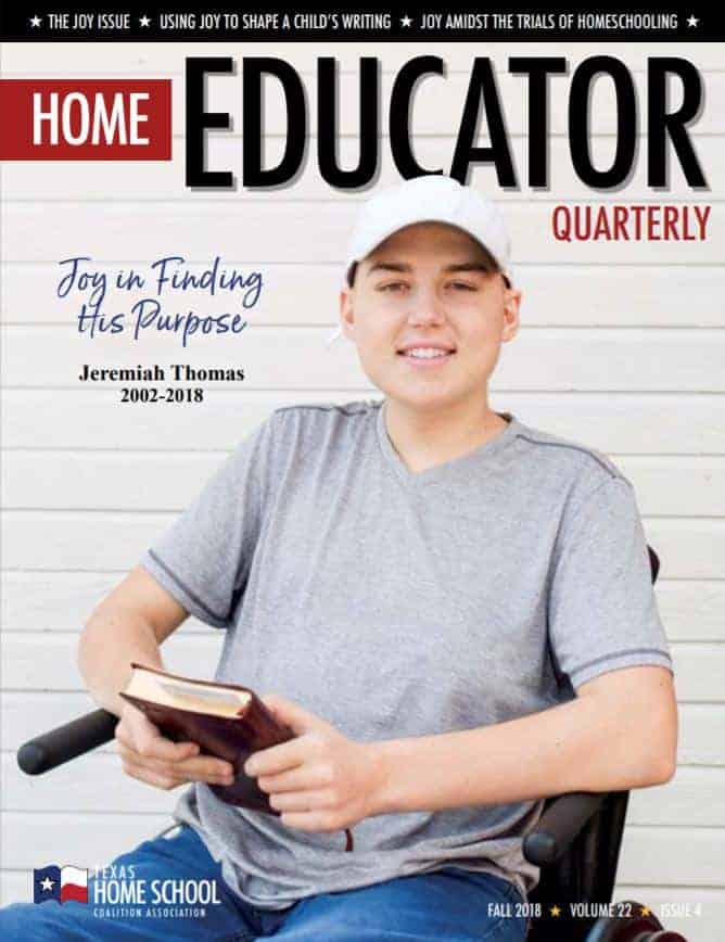 Fall 2018 Home Educator Cover